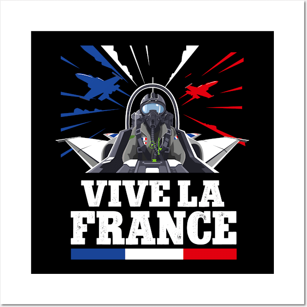 French Air Force Wall Art by TeeTees